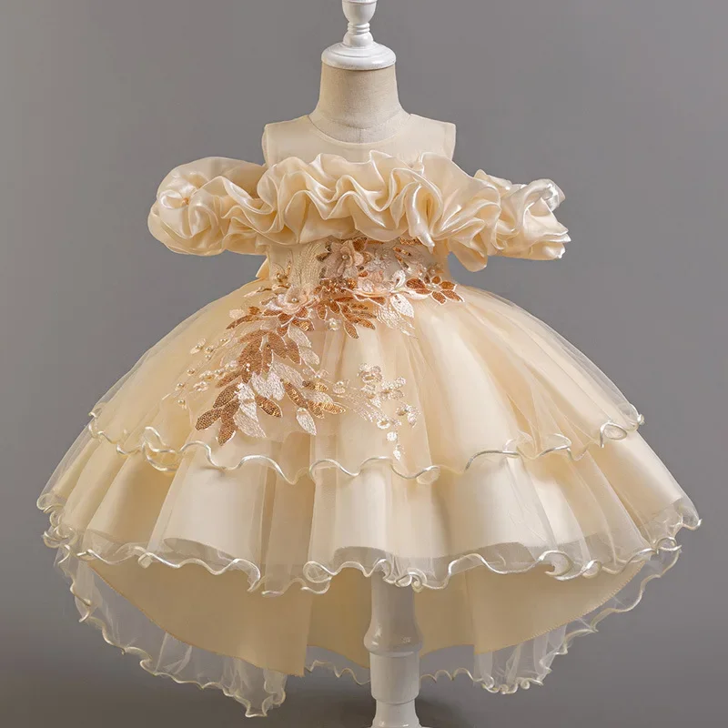 Lace Ribbon Trim - Moda vestidos da menina de flor