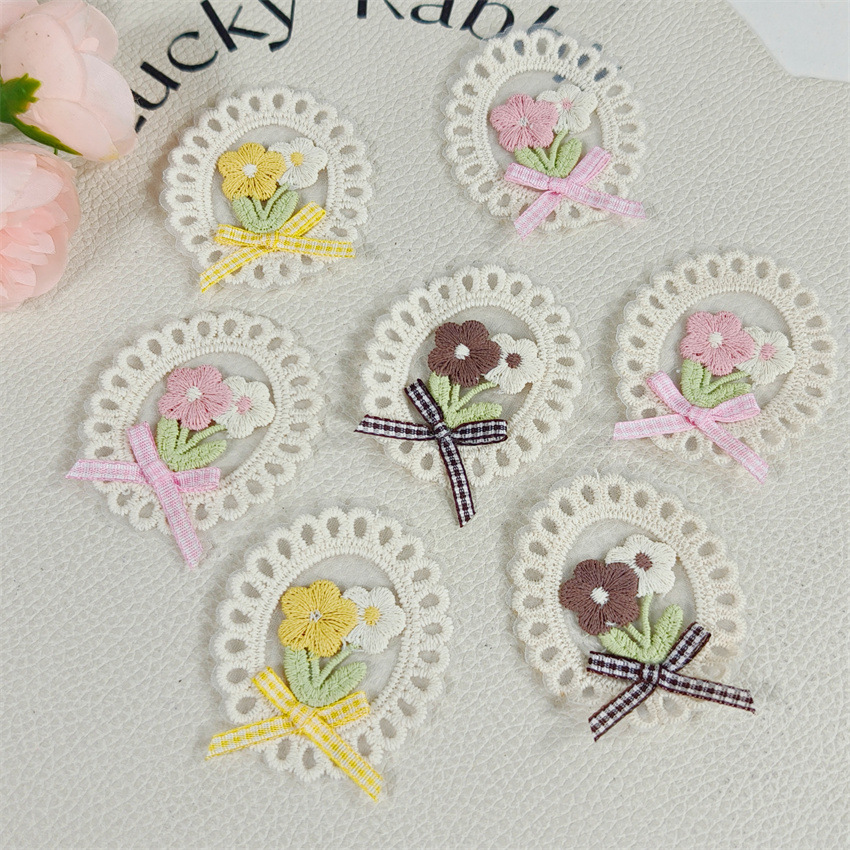 Applique Patch Flower - 10 Peças Novas de Primavera Verão: