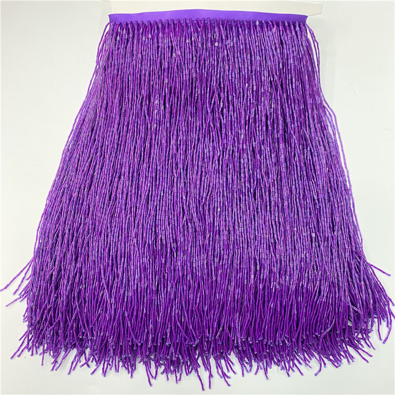 Lace Tassel Beads Franja para  - Beaded Trim Fringe avaliação e preço