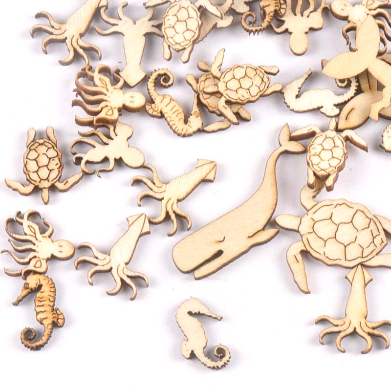 20 peças 25-40mm tartaruga mar - Craft Embellishments avaliação e preço