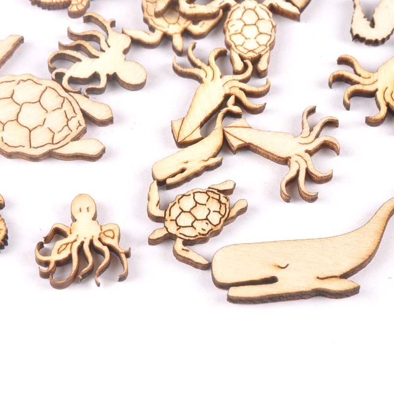 20 peças 25-40mm tartaruga mar - Craft Embellishments avaliação e preço