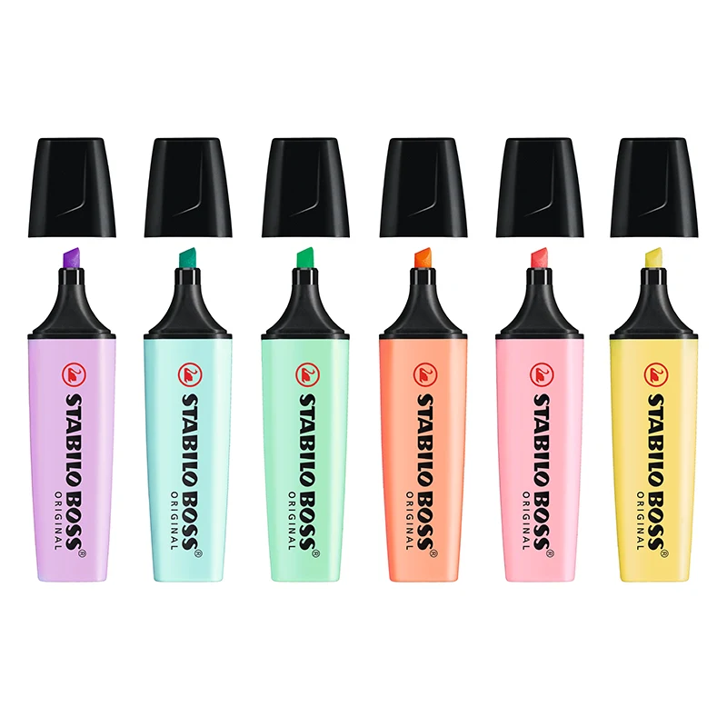 1/6 pçs alemanha stabilo boss  - Stabilo Marker Boss avaliação e preço