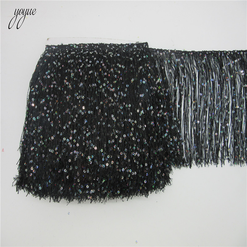 Yoyue 1 jarda 20cm de comprime - Beaded Trim Fringe avaliação e preço