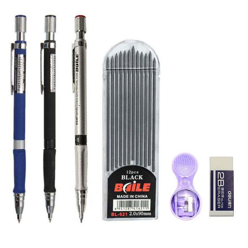 Conjunto de lápis mecânico 2b  - Staedtler Pencil Lumocolor avaliação e preço
