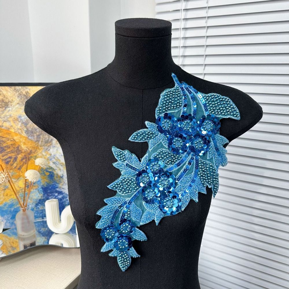 Apliques de Flores em Lantejou - Applique Patch Flower avaliação e preço