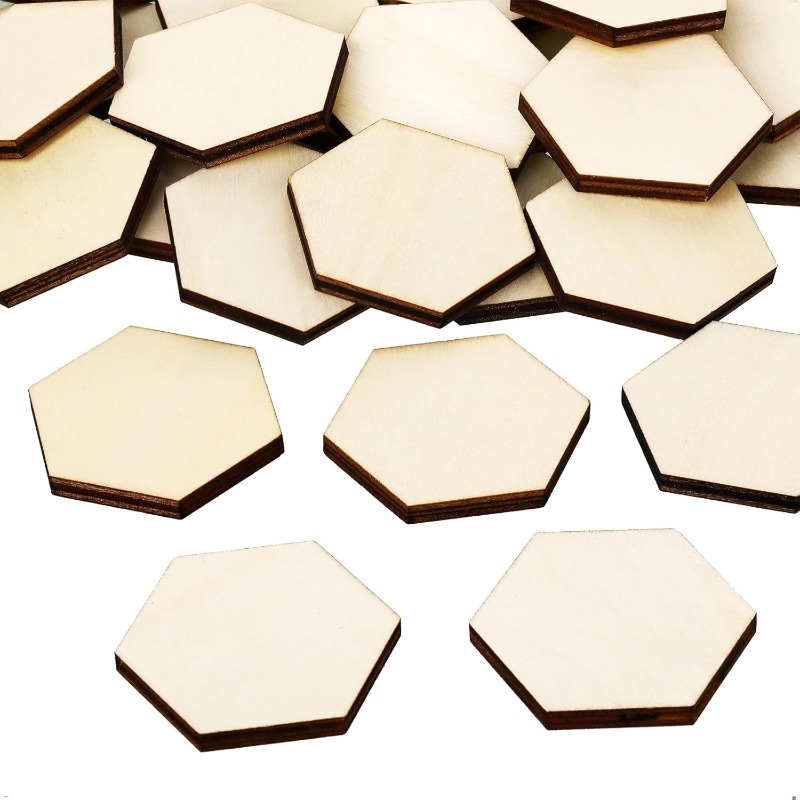 50 peças 4cm peças hexagonais  - Craft Embellishments avaliação e preço
