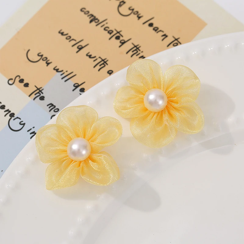 100 pçs fio de pérola flor apl - Applique Patch Flower avaliação e preço