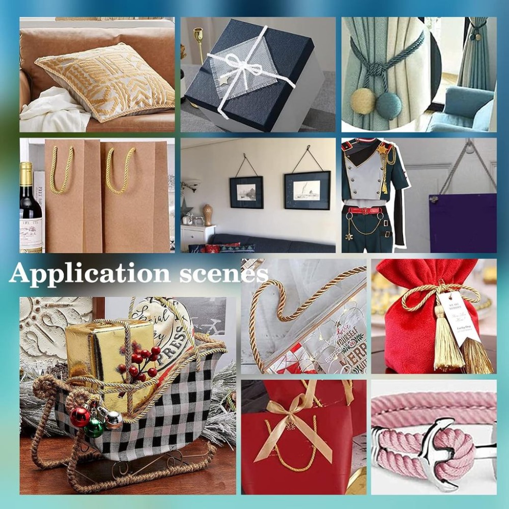 Cordões Torcidos de 8mm, 20 Ja - Cord Trim Twisted avaliação e preço