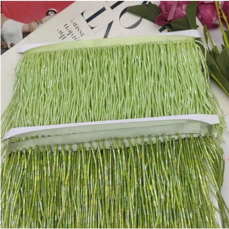Acessórios para Vestidos com F - Beaded Trim Fringe avaliação e preço