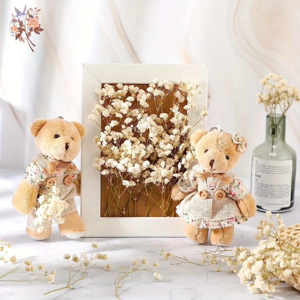 100 Peças de Flores Secas Mini - Craft Embellishments avaliação e preço